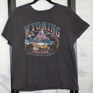 Wyoming Graphic Tee - Black